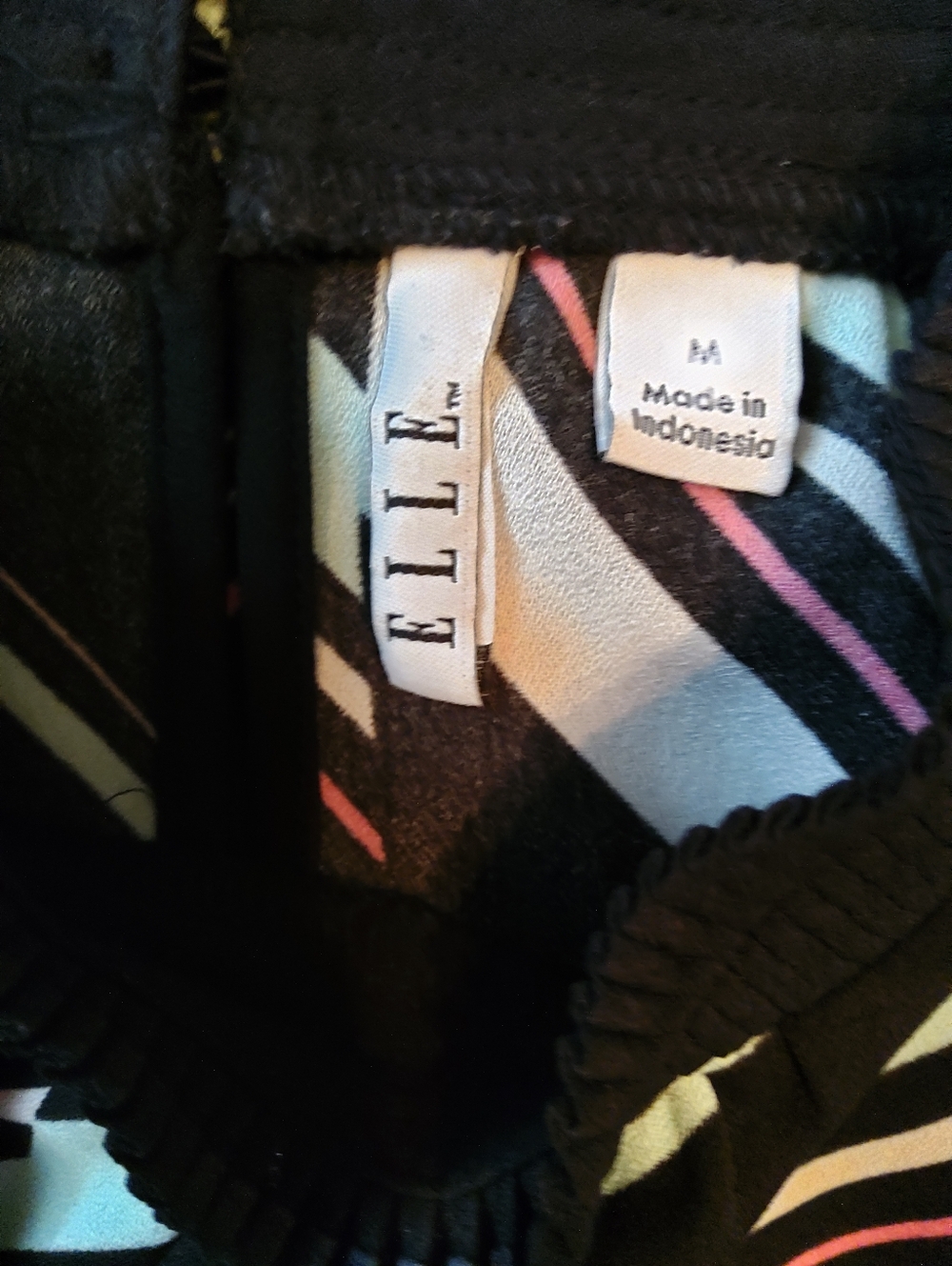 Elle Sleeveless Camisole in Black, White, Mint & Pink - Picture 10 of 11